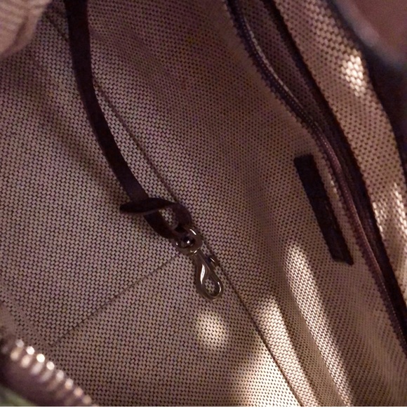 DOONEY & BOURKE Green Croc Embossed Leather Hobo Shoulder Bag Top Zip Closure - Picture 12 of 15